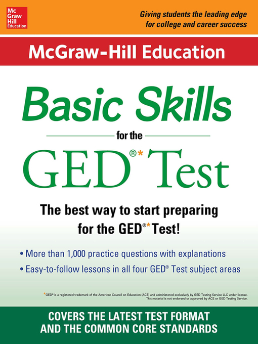 Title details for McGraw-Hill Education Basic Skills for the GED Test by McGraw Hill - Available
